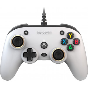 NACON Pro Compact Controller Branco USB Gamepad Xbox One, Xbox Series S, Xbox Series X