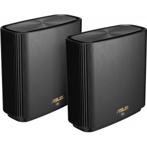 ASUS ZenWiFi AX (XT9) AX7800 2er Set Schwarz Tri-band (2,4 GHz   5 GHz   5 GHz) Wi-Fi 6 (802.11ax) Preto 4 Interno