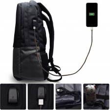 Ewent EW2529 mala para portáteis 43,9 cm (17.3") Mochila Preto