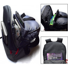 Ewent EW2529 mala para portáteis 43,9 cm (17.3") Mochila Preto