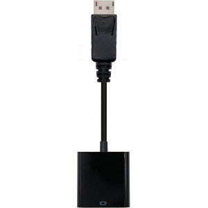 Nanocable 10.16.0602 adaptador de cabo de vídeo 0,15 m DisplayPort VGA (D-Sub) Preto