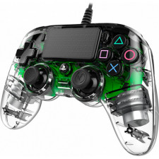 NACON PS4OFCPADCLGREEN controlador de jogo Verde, Transparente USB Gamepad Analógico   Digital PC, PlayStation 4
