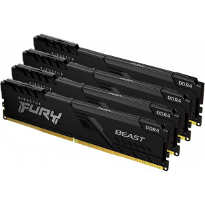 Kingston Technology FURY Beast módulo de memória 128 GB 4 x 32 GB DDR4 3600 MHz