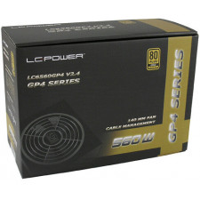 LC-Power LC6560GP4 V2.4 fonte de alimentação 560 W 20+4 pin ATX ATX Preto