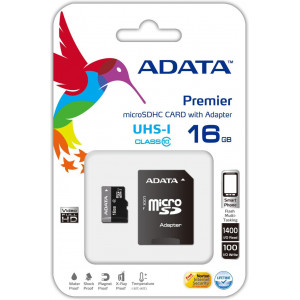 ADATA Premier microSDHC UHS-I U1 Class10 16GB Classe 10
