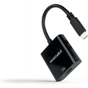 Nanocable 10.16.4102-BK adaptador gráfico USB 4096 x 2160 pixels Preto