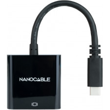 Nanocable 10.16.4102-BK adaptador gráfico USB 4096 x 2160 pixels Preto