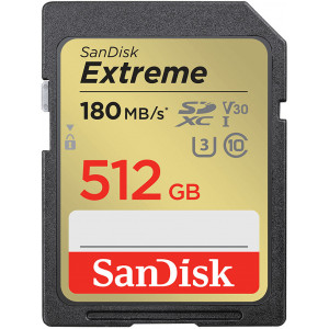 SanDisk Extreme 512 GB SDXC UHS-I Classe 10