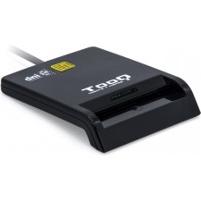 TooQ TQR-211B leitor de smart card Interior USB USB 2.0 Preto