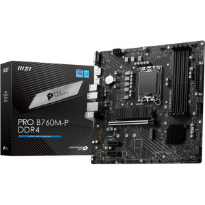 MSI PRO B760M-P DDR4 motherboard Intel B760 LGA 1700 micro ATX