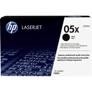 HP Toner LaserJet Original 05X Preto de elevado rendimento