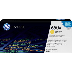 HP Toner LaserJet Original 650A Amarelo