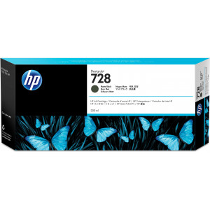 HP Tinteiro DesignJet 728 Preto Mate de 300 ml