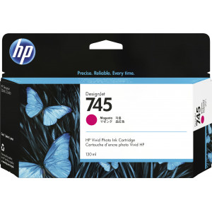 HP 745 130-ml DesignJet Magenta Ink Cartridge