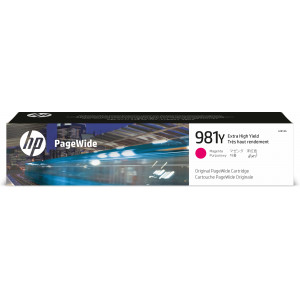 HP Consumível PageWide Original 981X Magenta de extra-elevado rendimento