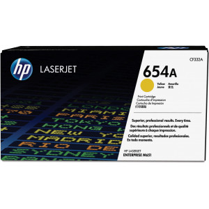 HP Toner LaserJet Original 654A Amarelo