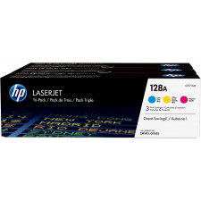 HP Conjunto Triplo de Toner Laserjet Original 128A Ciano Magenta Amarelo