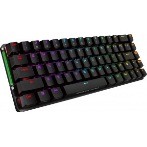 ASUS ROG Falchion teclado RF Wireless + USB QWERTY Espanhol Preto