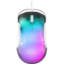 Mars Gaming MMGLOWW rato Mão direita USB Type-A Ótico 12800 DPI