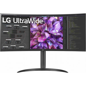 LG 34WQ75C-B monitor de ecrã 86,4 cm (34") 3440 x 1440 pixels Quad HD LCD Preto