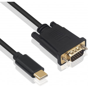 Ewent EC1052 adaptador de cabo de vídeo 1,8 m USB Type-C VGA (D-Sub)