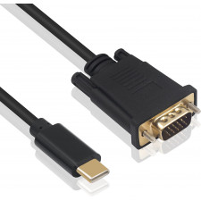 Ewent EC1052 adaptador de cabo de vídeo 1,8 m USB Type-C VGA (D-Sub)