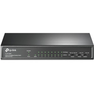 TP-Link TL-SF1009P switch de rede Não-gerido Fast Ethernet (10 100) Power over Ethernet (PoE) Preto