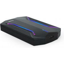 TooQ TQE-2599RGB Caixa para Discos Rígidos Compartimento HDD SSD Preto 2.5"