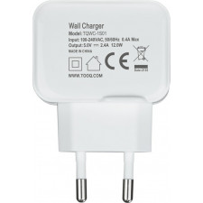TooQ TQWC-1S01WT carregador de dispositivos móveis Branco Interior