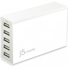 j5create JUP50 carregador de dispositivos móveis Branco Interior