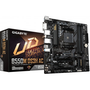 Gigabyte B550M DS3H AC AMD B550 Socket AM4 micro ATX