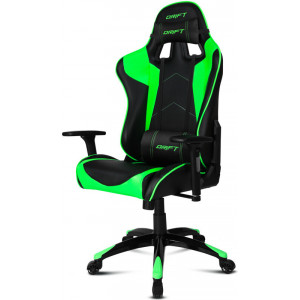 DRIFT DR300 Cadeira de jogos para PC Assento acolchoado Preto, Verde