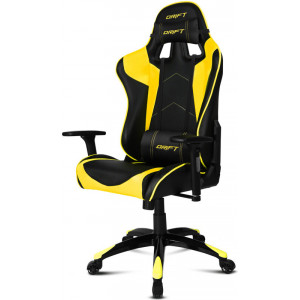 DRIFT DR300 Cadeira de jogos para PC Assento acolchoado Preto, Amarelo
