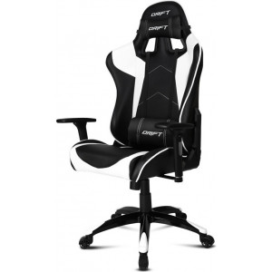 DRIFT DR300 Cadeira de jogos para PC Assento acolchoado Preto, Branco