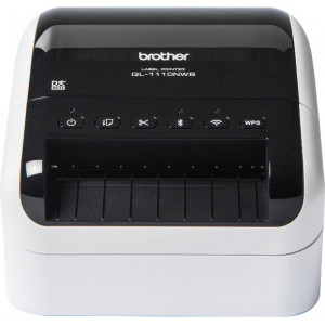 Brother QL-1110NWBC impressora de etiquetas Acionamento térmico direto 300 x 300 DPI Com fios e sem fios DK