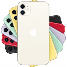 Apple iPhone 11 15,5 cm (6.1") Dual SIM iOS 14 4G 128 GB Branco