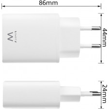 Ewent EW1320 carregador de dispositivos móveis Branco Interior