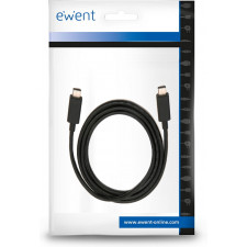Ewent EC1046 cabo USB 1 m USB 3.2 Gen 2 (3.1 Gen 2) USB C Preto