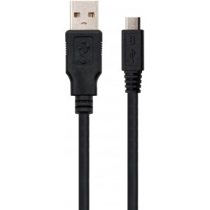 Ewent EC1020 cabo USB 1,8 m USB 2.0 USB A Micro-USB A Preto