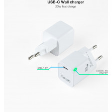 TooQ TQWC-PD20WT carregador de dispositivos móveis Branco Interior