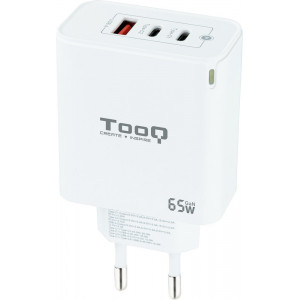 TooQ TQWC-GANQC2PD65WT carregador de dispositivos móveis Branco Interior