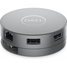 DELL DA310 Com fios USB 3.2 Gen 2 (3.1 Gen 2) Type-C Prateado