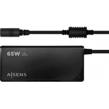 AISENS ASLC-65WAUTO-BK adaptador e transformador Interior 65 W Preto