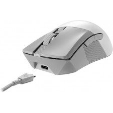 ASUS ROG Gladius III Wireless Aimpoint White rato Mão direita RF Wireless + Bluetooth + USB Type-A Ótico 36000 DPI