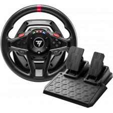 Thrustmaster T128 Preto USB Volante + Pedais Analógico PC, PlayStation 4, PlayStation 5