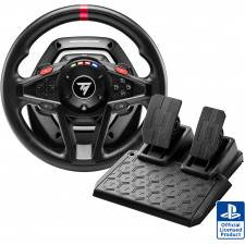 Thrustmaster T128 Preto USB Volante + Pedais Analógico PC, PlayStation 4, PlayStation 5