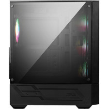 MSI MAG FORGE 112R caixa para computador Midi Tower Preto, Transparente