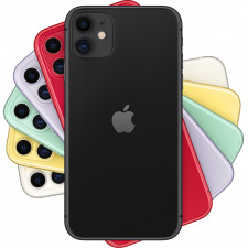Apple iPhone 11 15,5 cm (6.1") Dual SIM iOS 14 4G 128 GB Preto