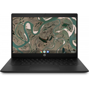 HP Chromebook 14 G7 N5100 35,6 cm (14") Full HD Intel® Celeron® 8 GB LPDDR4x-SDRAM 64 GB eMMC Wi-Fi 6 (802.11ax) ChromeOS Preto