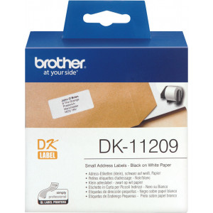 Brother DK-11209 etiquetadora Preto sobre branco